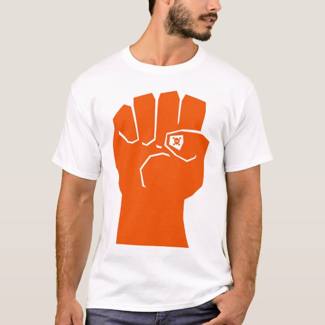 T-shirt Puissance Orange (Devant)