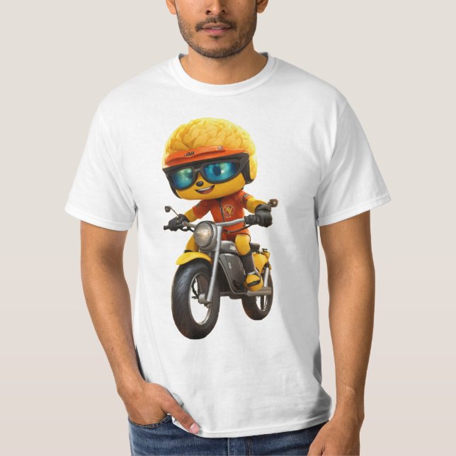 T-shirt Puissance pédale : Aventure sur deux roues (Devant)