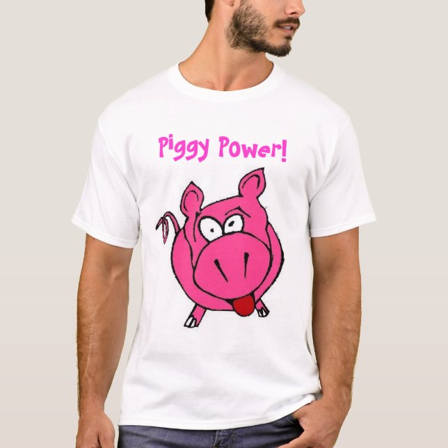 T-shirt Puissance porcine (Devant)