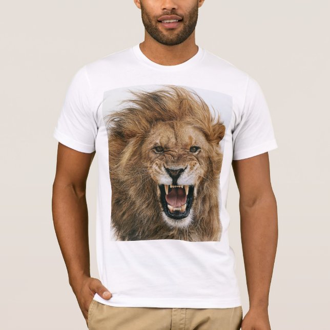 T-shirt Puissance Primitive 003 – Lion (Devant)