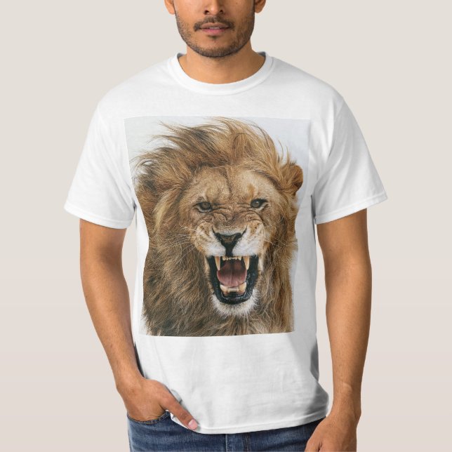 T-shirt Puissance Primitive 003 – Lion (Devant)