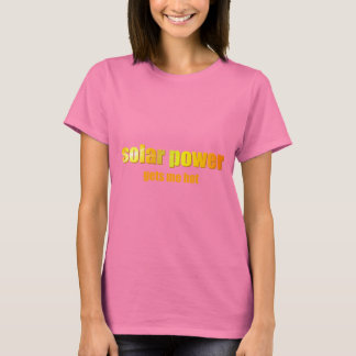 T-shirt Puissance solaire chaude ! Chemises sombres