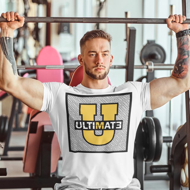 T-shirt Puissance ultime (Hit the gym to get fit and healthy.)