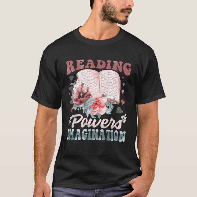 T-shirt Puissances de lecture Imagination (Devant)