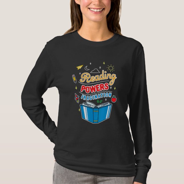 T-shirt Puissances de lecture Imagination (Devant)