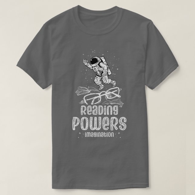 T-shirt Puissances de lecture Imagination Lecture Amateurs (Design devant)