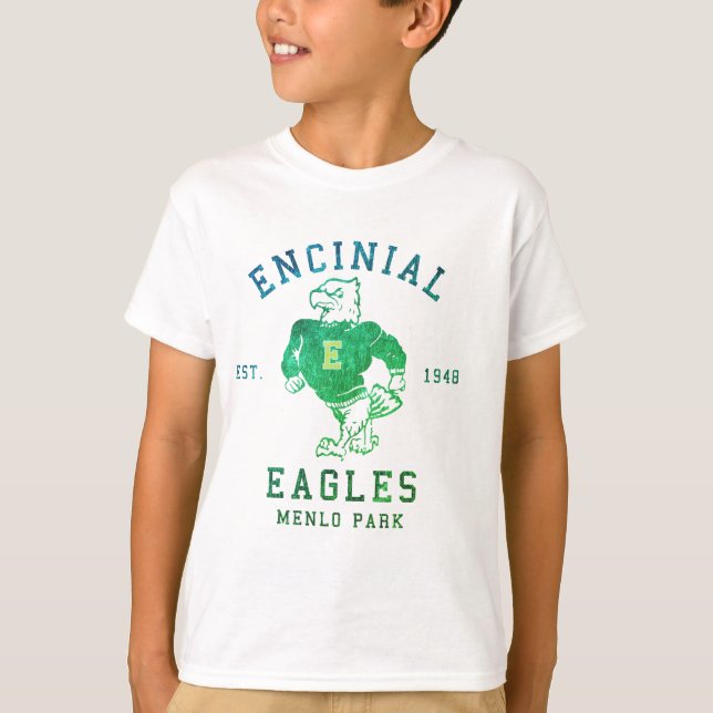 T-shirt puissant d'Eddie Encinal Eagle (Devant)