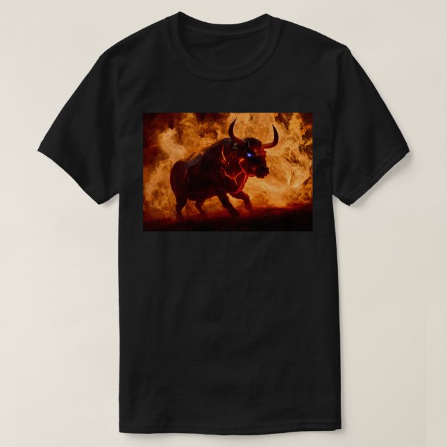 T-shirt Puissant taureau (Design devant)