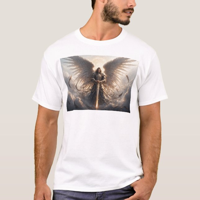 T-shirt Puissant Tee - shirt de St Michael l'Archange (Devant)