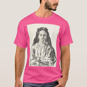 T-shirt Puissante féministe Art Vintage Fatigué Femme Fume