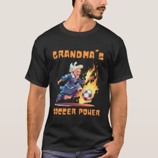 T-shirt Puissante Mamie de Foot Amusant et Drôle