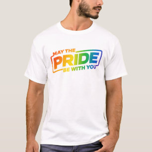 T-shirt "Puisse la fierté être avec vous" logo lgbt t tee 