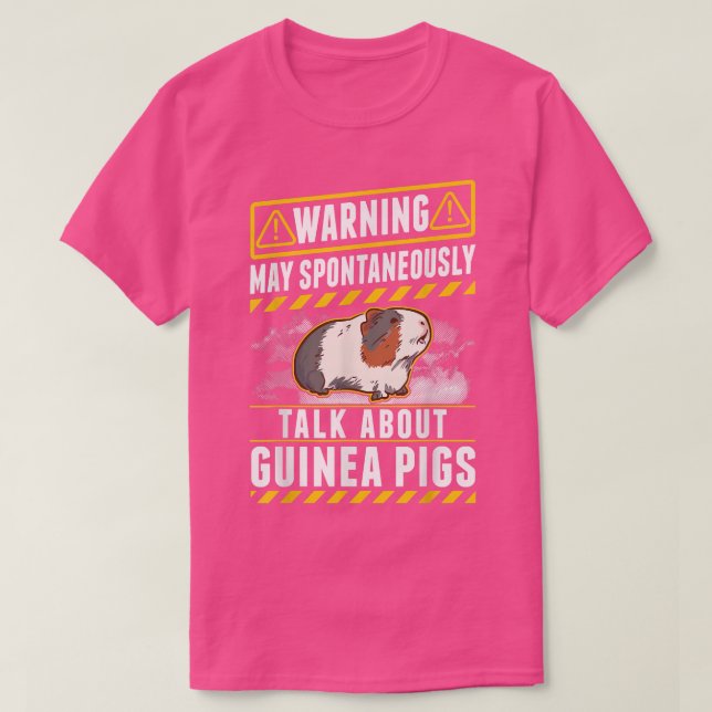 T-shirt Puisse Parler Spontanément Des Cochons De Guinée 4 (Design devant)