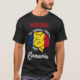 T-shirt Puisse Penser Au Hasard Sur Les Racines Roumaines