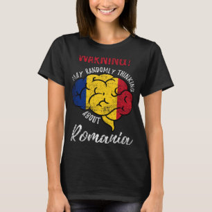 T-shirt Puisse Penser Au Hasard Sur Les Racines Roumaines 