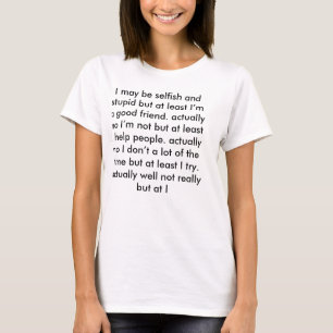 T-shirt puits au moins