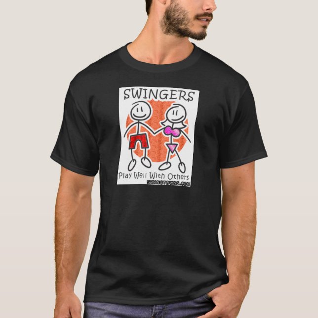 T-shirt Puits de jeu de partouzeurs ensemble (Devant)