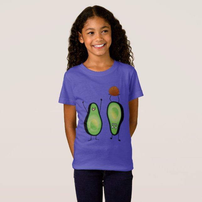 T-Shirt Puits vert encourageant drôle d'appui renversé (Devant entier)