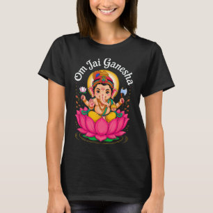 T-shirt Puja hindou Ganesha Dieu éléphant Inde Méditation