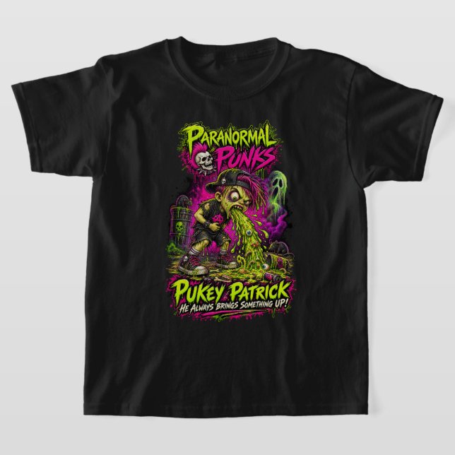 T-shirt Pukey Patrick — Punks Paranormaux (Poser)
