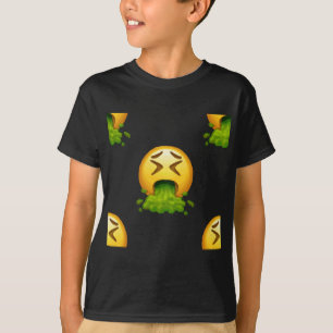 T-shirt puking émoji