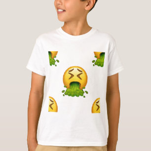 T-shirt puking émoji