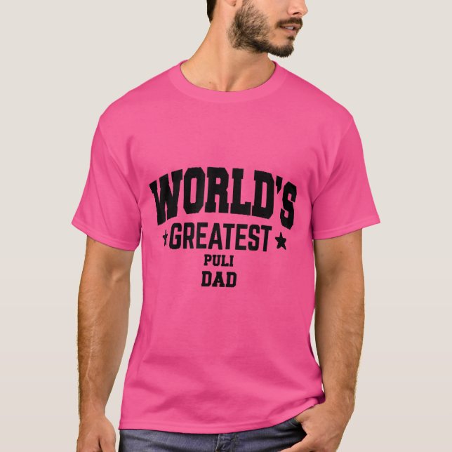 T-shirt Puli Chien papa (Devant)