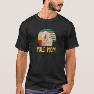 T-shirt Puli Mom Cute Hongrois Cord Rétro Hongrois Dreadlo