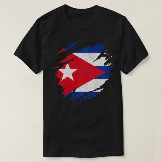 T-shirt Pull-over cuban pride vintage Cuba (Design devant)