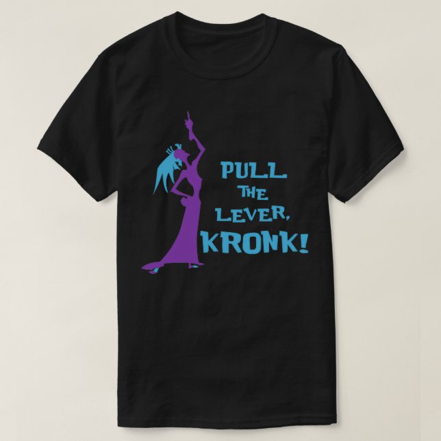 T-shirt Pull The Lever Temperors New Groove  (Design devant)