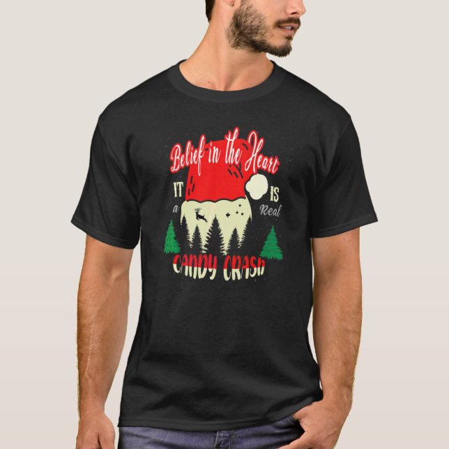 T-shirt PULL Ugly Noel. Santa Claus Renne Cerf Snowman Gen (Devant)