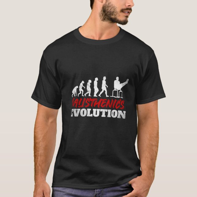 T-shirt Pullov de L Sit Calisthenics Evolution Street Work (Devant)