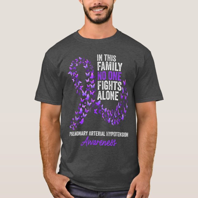 T-shirt Pulmonary Arterial Hypertension Awareness Month Bu (Devant)