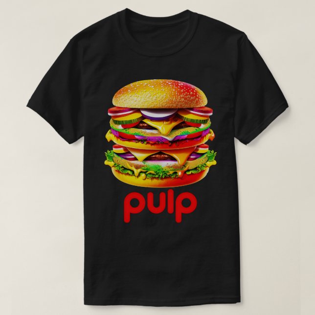 T-shirt Pulp 90s Britpop Fan Art (Design devant)