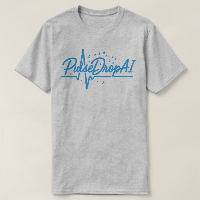 T-shirt PulseDropAI – Lo-Fi Gear for Dreamers & Beatmakers (Design devant)