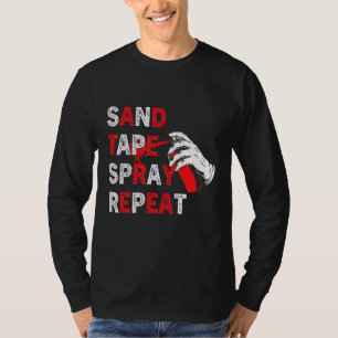 T-shirt Pulvérisateur de bande de sable Répéter Auto Body 