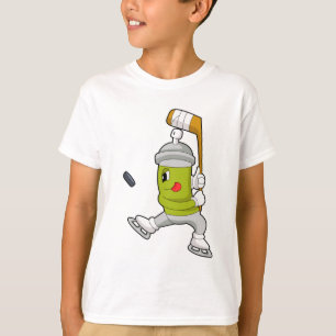 T-shirt Pulvérisateur de glace Hockey sur glace bâton de h
