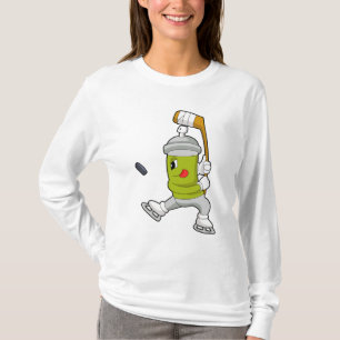 T-shirt Pulvérisateur de glace Hockey sur glace bâton de h