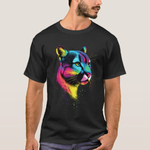 T-shirt Puma Gros Chat Lion de Montagne Couguars Pumas Pan