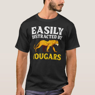T-shirt Puma Lion de Montagne Animal Tête de Chat  Chaton 