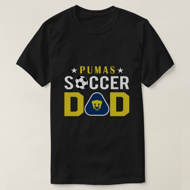 T-shirt Pumas Unam - Soccer Papa Mexicain Équipe de Footba (Design devant)