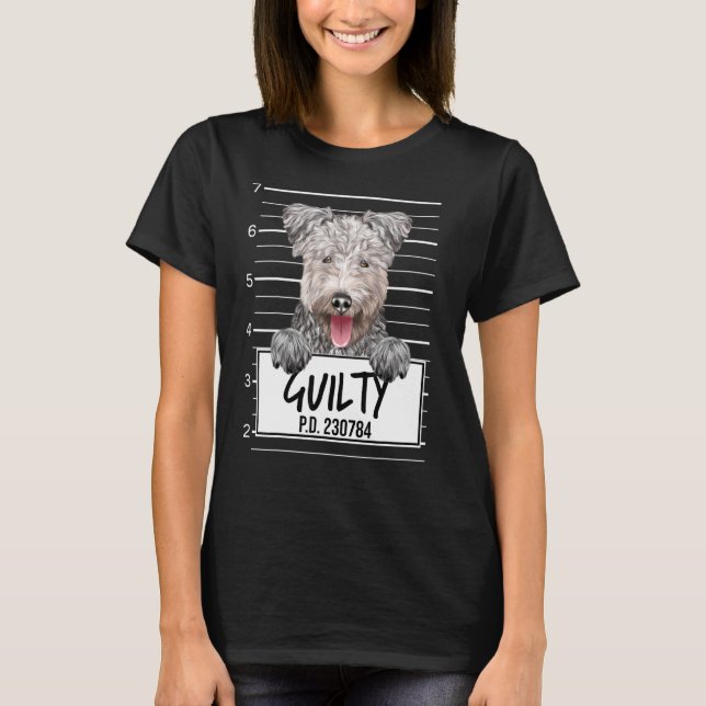 T-shirt Pumi Mugshot Chien coupable (Devant)