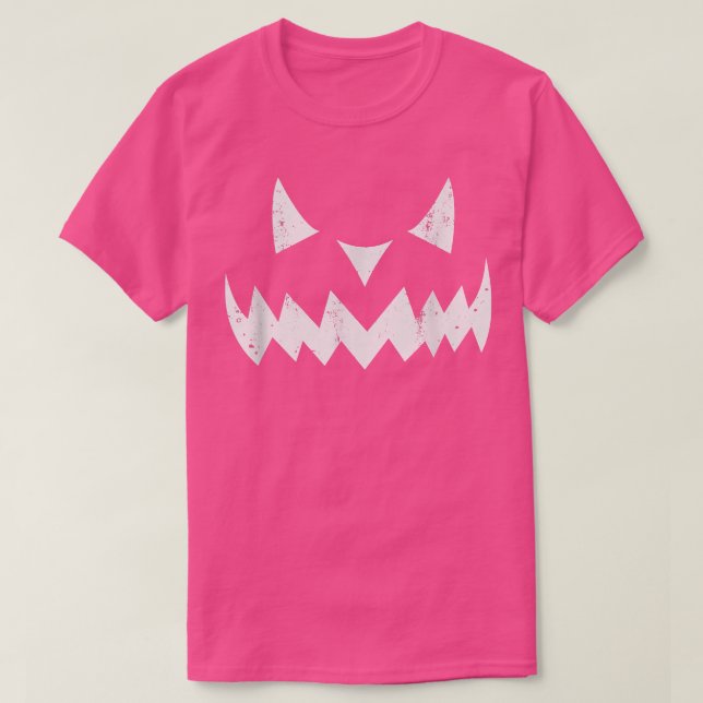T-shirt Pumpkin Face JACK O' LANTERN Halloween Trick or Tr (Design devant)