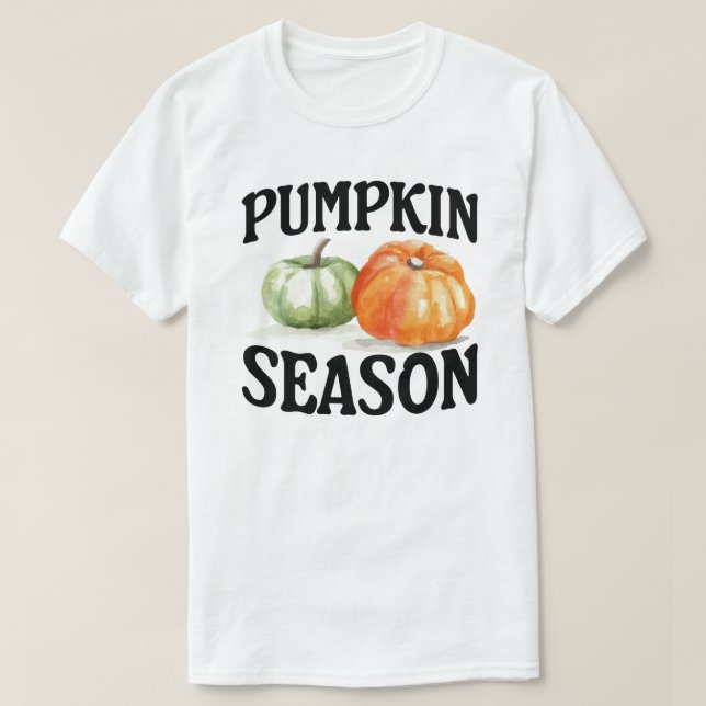 T-shirt Pumpkin Season Fall Autumn Season (Design devant)