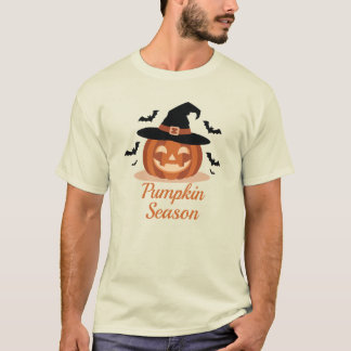 T-shirt Pumpkin Season Witch Hat