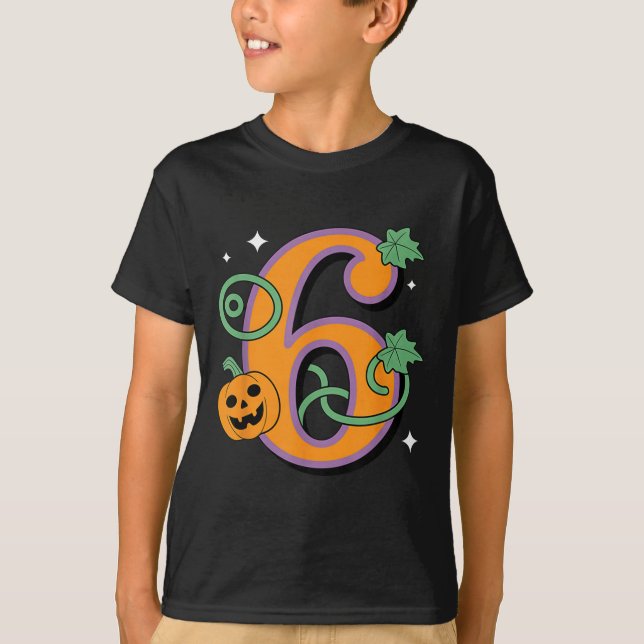 T-shirt Pumpkin Six Seven 67 Matching 6 Halloween Couple  (Devant)
