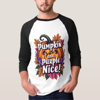 T-shirt Pumpkin Spice et Purple Nice : Drôle de sensibilis