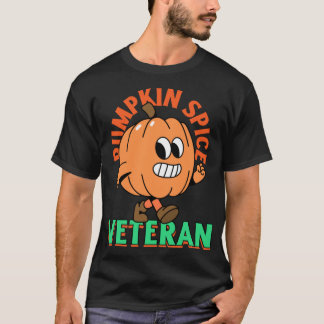 T-shirt Pumpkin Spice Veteran Cute T shirt Design Funny Pu