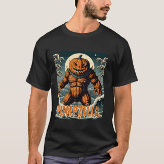 T-shirt Pumpzilla Jack-o'-lantern Citrouille Halloween eth
