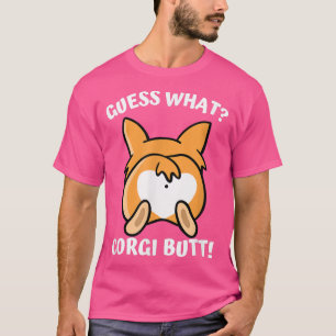T-shirt Pun Amoureux des chiens Corgi, Devinez Ce Corgi Bu
